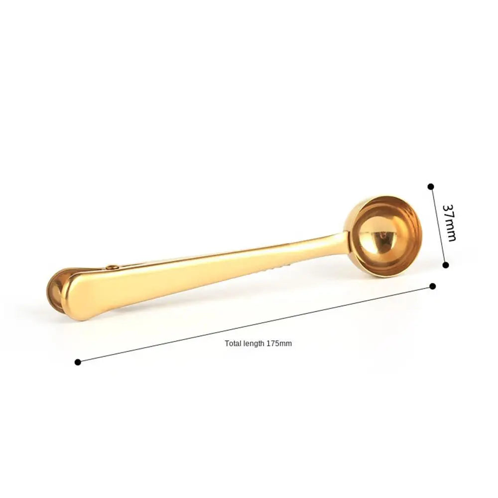 Coffee Powder Scoop with Sealing Clip