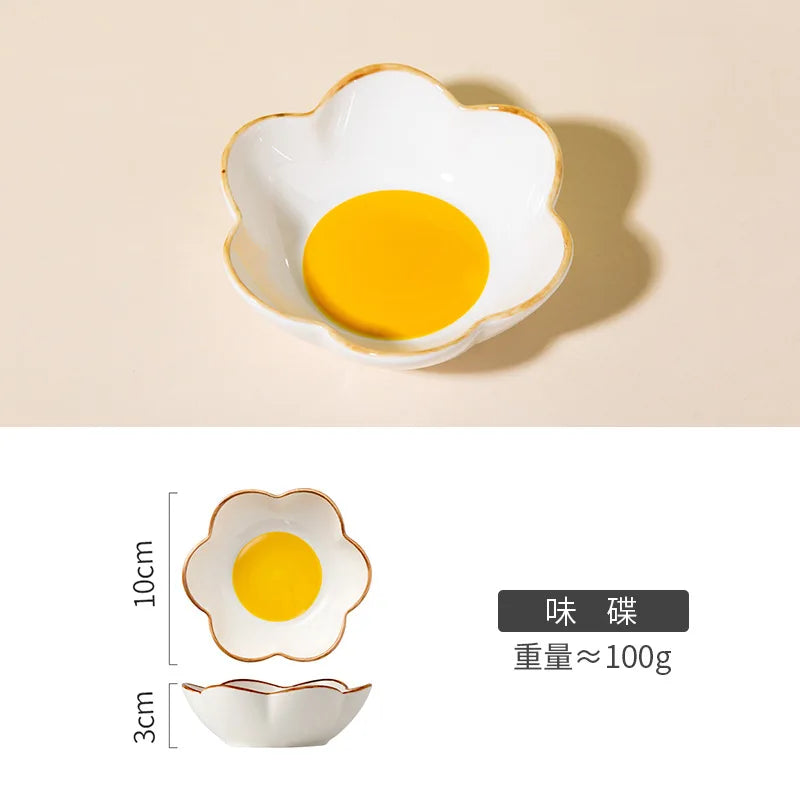 Modern Irregular Ceramic Egg Plate